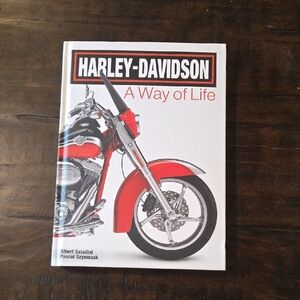 Harley-Davidson Hard Cover  "A Way Of Life" Motorcycle Book By Albert Saladini